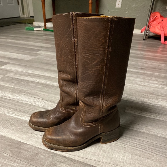FRYE riding boots - Brown - size 6 1/2 - Picture 1 of 4